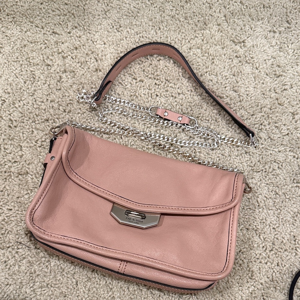 Rag & Bone Field Leather Clutch